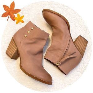 Sam Edelman Mariella Praline Leather Bootie Size 7